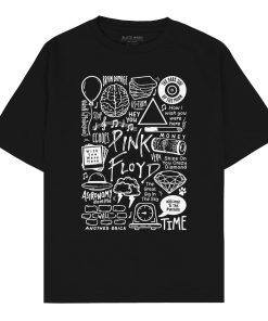 Pink Floyd doodle Oversized T-shirt