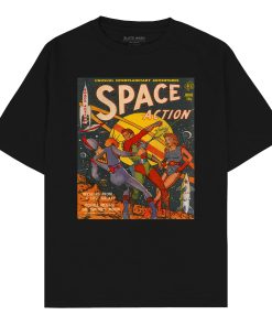 Space Action Oversized T-shirt