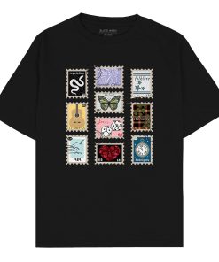 Taylor album stamps Oversized T-shirt