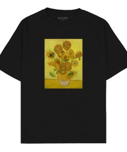 Vase with Fifteen Sunflowers Oversized T-shirt