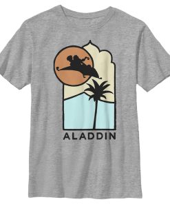 Boy’s Aladdin Aladdin Block Carpet Ride T-Shirt