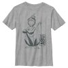 Boy’s Aladdin Aladdin Cartoon Abu Profile T-Shirt