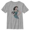 Boy’s Aladdin Aladdin Jasmine Ornate Frame T-Shirt