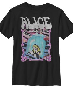 Boy’s Alice in Wonderland Alice Lost Stuck In A Bottle T-Shirt