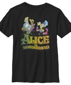 Boy’s Alice in Wonderland Alice and Mad Hatter Party T-Shirt