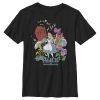 Boy’s Alice in Wonderland Alice and The Talking Flowers T-Shirt