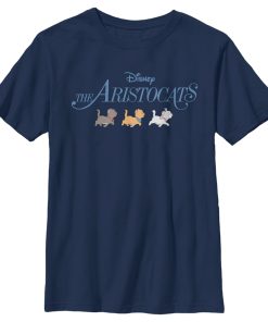 Boy’s Aristocats Kitten Strut Movie Logo T-Shirt