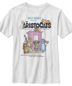 Boy’s Aristocats Movie Poster Meet The Cats T-Shirt