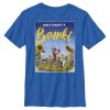 Boy’s Bambi Classic Floral Movie Title Poster T-Shirt