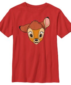 Boy’s Bambi Face Portrait T-Shirt