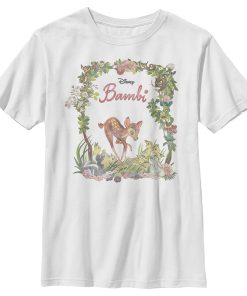 Boy’s Bambi Floral Arch and Forest Friends T-Shirt