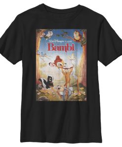 Boy’s Bambi Movie Cover Title Poster T-Shirt