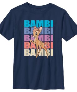 Boy’s Bambi Name Stack Pose T-Shirt