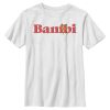 Boy’s Bambi Red Large Logo T-Shirt
