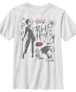 Boy’s Cruella Fashion Drawings T-Shirt