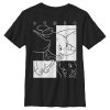 Boy’s Dumbo Black and White Squares T-Shirt