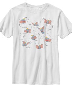 Boy’s Dumbo Magic Feather Learning To Fly T-Shirt