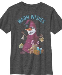 Boy’s Frozen Christmas Olaf Wishes T-Shirt
