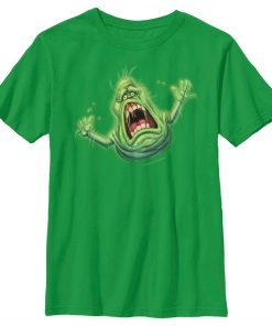 Boy’s Ghostbusters Cartoon Slimer T-Shirt