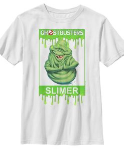 Boy’s Ghostbusters Framed Slimer T-Shirt