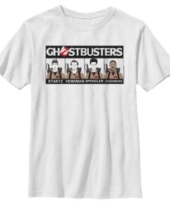 Boy’s Ghostbusters The Team Line Up T-Shirt