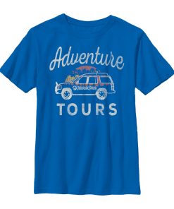 Boy’s Jurassic Park Adventure Car Tours T-Shirt