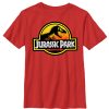 Boy’s Jurassic Park Logo Outlined T-Shirt