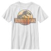 Boy’s Jurassic Park Logo Watercolor Print T-Shirt