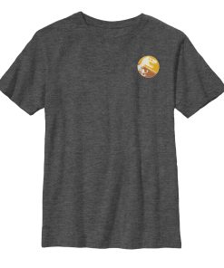 Boy’s Jurassic Park T. Rex Logo Badge T-Shirt