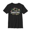 Boy’s Jurassic Park Tropical T-Rex Silhouette T-Shirt