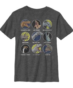 Boy’s Jurassic World Dinosaur Classmate Titles T-Shirt