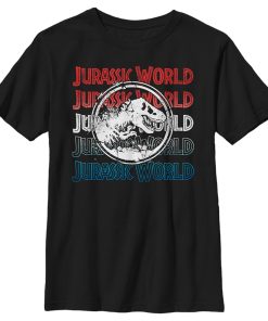 Boy’s Jurassic World Fallen Kingdom 4th of July Logo T-Shirt