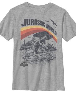 Boy’s Jurassic World Fallen Kingdom Retro Sea Dino T-Shirt