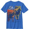 Boy’s Jurassic World Fallen Kingdom Sharp Teeth Crack T-Shirt