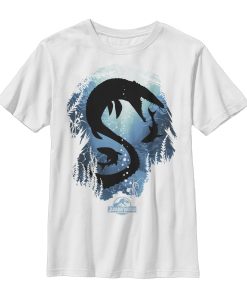 Boy’s Jurassic World Mosasaurus With Sharks T-Shirt
