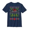 Boy’s Jurassic World Ugly Christmas Print T-Shirt