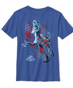 Boy’s Jurassic World Velociraptor DNA Sequence T-Shirt