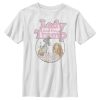 Boy’s Lady and the Tramp Distressed Spaghetti Kiss Movie Logo T-Shirt
