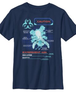 Boy’s Lilo & Stitch Experiment 626 Schematics T-Shirt