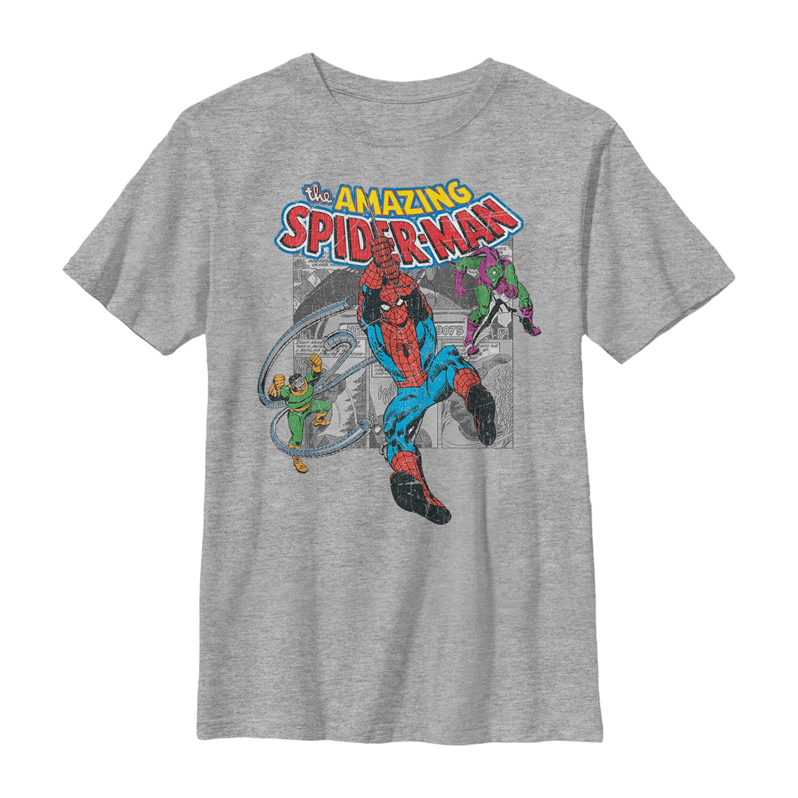 Boy's Marvel Amazing Spider-Man Battles Evil T-Shirt Boy's Marvel Amazing Spider-Man Battles Evil T-Shirt