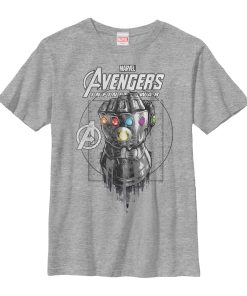Boy’s Marvel Avengers Avengers Infinity War Gauntlet Drip T-Shirt