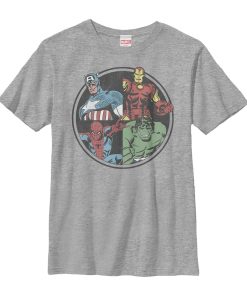 Boy’s Marvel Avengers Circle T-Shirt