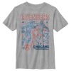 Boy’s Marvel Avengers Endgame Cartoon Doodle Print T-Shirt