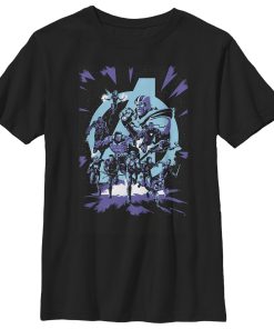 Boy’s Marvel Avengers Endgame Galactic Battle Cartoon T-Shirt