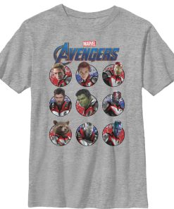 Boy’s Marvel Avengers Endgame Hero Circles T-Shirt