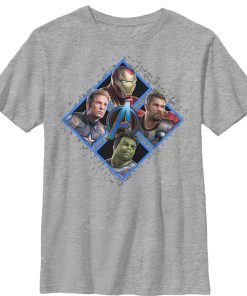 Boy’s Marvel Avengers Endgame Hero Square T-Shirt