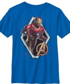 Boy’s Marvel Avengers Endgame Iron Man Frame T-Shirt