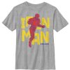 Boy’s Marvel Avengers Endgame Iron Man Pop Art T-Shirt