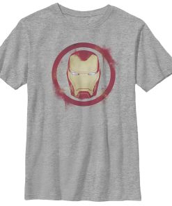 Boy’s Marvel Avengers Endgame Smudged Iron Man T-Shirt
