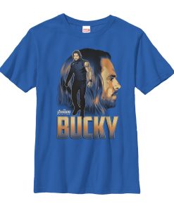 Boy’s Marvel Avengers Infinity War Bucky Barnes Portrait T-Shirt